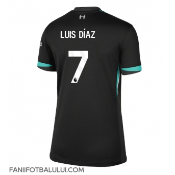 Liverpool Luis Diaz #7 Tricou Fotbal Replică 2024-25 Femei Deplasare